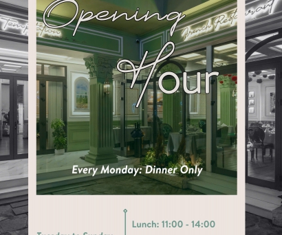 Announcement: Starting this September, The Temptation will be open 7 days a week.